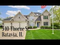 Inside a Beautifully Updated Russell Built Home Batavia IL Schools Custom Home Tour