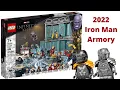 2022 Lego Infinity Saga Iron Man Armory set reveal