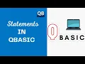 Statements in QBASIC Commands and Statements in QBASIC CLS REM LET PRINT INPUT END