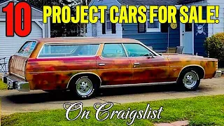Craigslist Finds 10 Project Cars You Can Buy and Restore Today