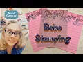 Ep 3 BOHO Junk Journal Stamped Journaling Papers