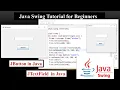 Java Swing Tutorial How to Use JTextField and JButton in Java Swing Simple Input Form