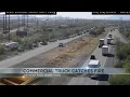 I-10 westbound reopens in Tucson after fiery commercial truck crash