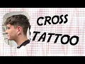 Cross Small Neck Piece Timelapse Tattoo