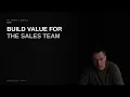 How to Build Value for the Sales Team Part 1 Inbound 2017