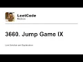 3660 Jump Game IX Leetcode Medium