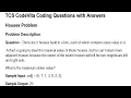 TCS CodeVita Python Coding Question House Problem Answer