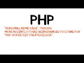 chapter 04 Introduction to Hypertext Pre-Processor