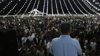 جديد 2025 حفل نجل شاعر الملوك عيد المساعيد تخريخ الطيار عبدالله المساعيد مع نجم حوران احمد القسيم3 