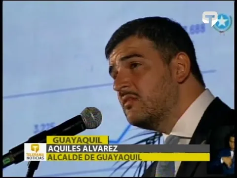 Alcalde de Guayaquil cuestionó la ausencia de Daniel Noboa en la Sesión Solemne
