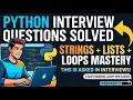 4 Crack Python Interviews Strings Lists Loops Range Explained with Questions