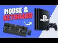 How to use Keyboard and Mouse on Playstation 4 2025