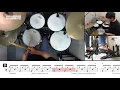 [Lv.09] Treasure - Bruno Mars  (★★★☆☆) Pop Drum Cover Score book Sheet Lessons Tutorial | DRUMMATE