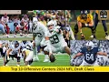 Top 10 Offensive Centers in the 2024 NFL Draft Class based on Analytics