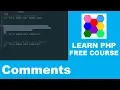 Learn PHP - Part 6 Comments