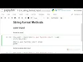 input formatting - Introduction to Python Absolute Beginner Module 1 22