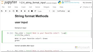 input formatting - Introduction to Python Absolute Beginner Module 1 22