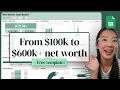 how to track your net worth google sheets tutorial step-by-step