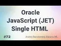 Oracle JavaScript JET UI rendered in single HTML file