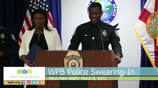 Swearing-in Ceremony for 7 New WPBPD Officers