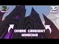 MINECRAFT OMBRE GRADIENT WINDOWS WITH TINTED GLASS NO MODS NEEDED IN DEPTH TUTORIAL
