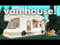 Building a CAMPER VAN HOUSE in Bloxburg