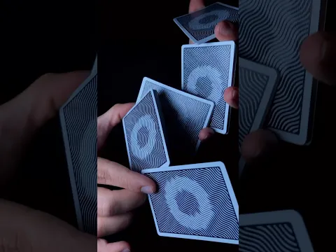 ASMR cardistry with Waves 🌊 feat. @silasnoyes1