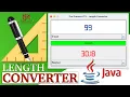 Length Converter in Java Tagalog Tutorial