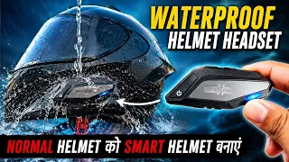 Headfox F20 Smart Helmet Bluetooth Device With Mic | Voice Assistant | Amazon Great Freedom Sale