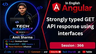 Strongly typed GET response using interfaces HttpClient API in Angular Angular Tutorial Ep-366