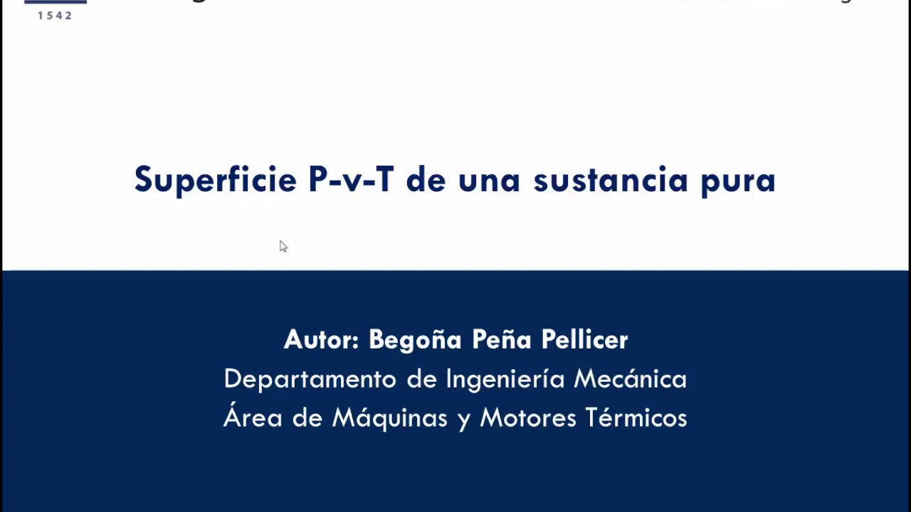 Superficie P-v-T de una sustancia pura