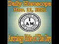 Daily Horoscope Nov 11 2021