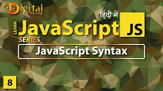 Syntax in JavaScript JavaScript Tutorial in Hindi