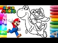 Coloring SUPER MARIO YOSHI coloring page COLOR WITH ME