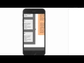 Website on a mobile device with a meta viewport tag