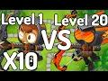 10 Level 1 Quincys VS Level 20 Quincy