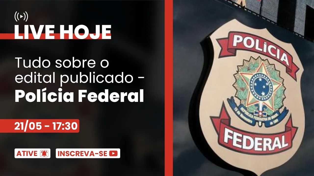 Concurso Polícia Federal - 1000 vagas e grandes salários!