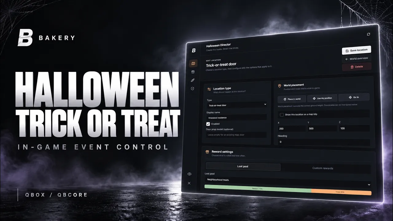 [QBCORE | QBX] Bakery Halloween