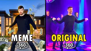 MrBeast Rizz Meme vs Original in 360º Video | MrBeast Rizz Dance Meme 4k