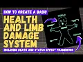 How To Create A Basic Health And Limb Damage System - Unreal Engine 5 Tutorial