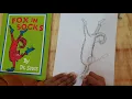 Drawing from the book Fox in Socks