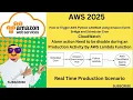 How to Create AWS Lambda Function Amazon EventBridge