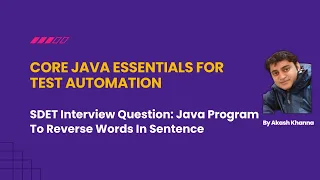 Java Program To Reverse Words In Sentence