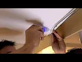 Have you damaged the stretch ceiling How to repair a stretch ceiling with your own hands