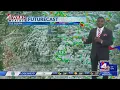Quiet conditions Monday but Monsoon Moisture will return
