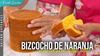 BIZCOCHO PERFECTO PARA TARTAS ALTAS | Receta Extra Fácil | QUIERO CUPCAKES