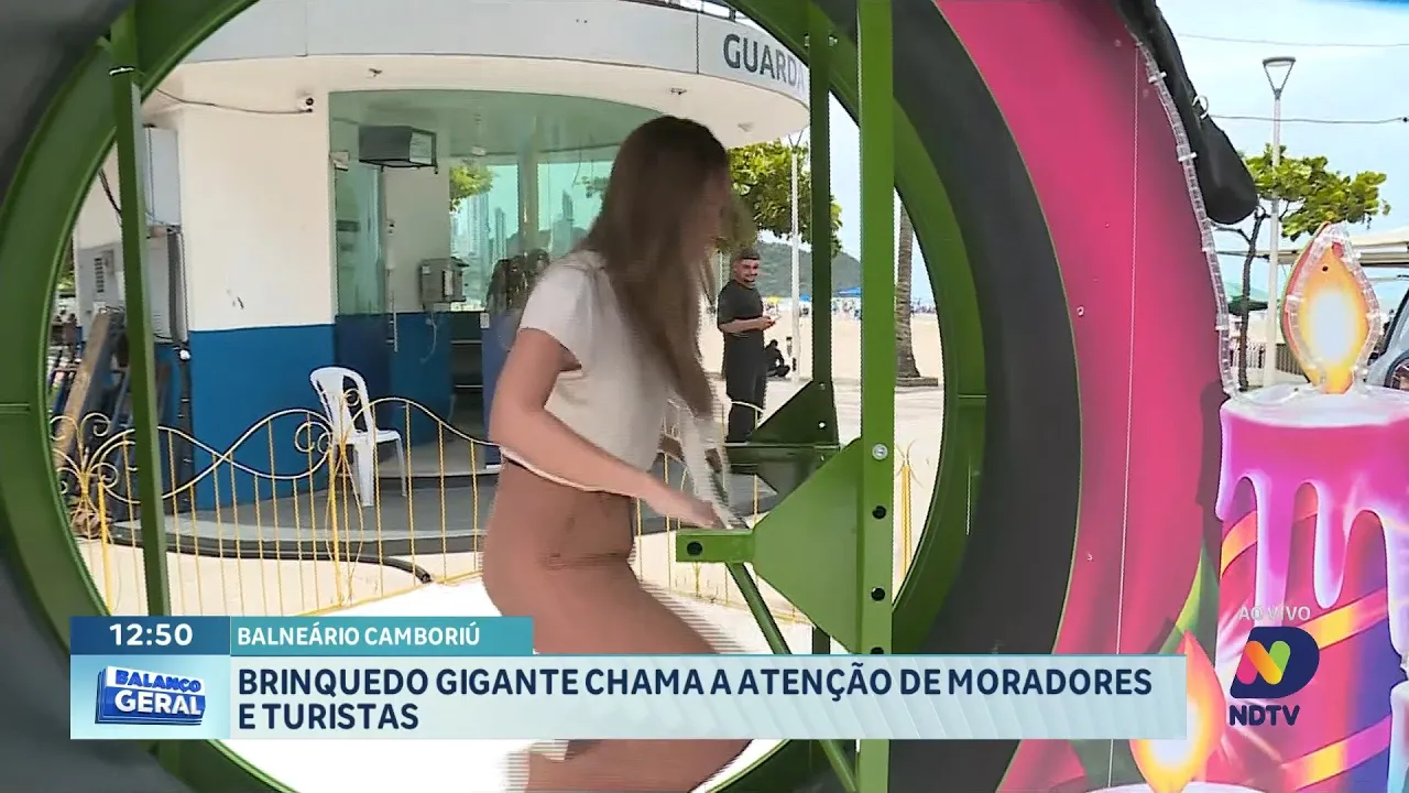 Atração gigante em Balneário Camboriú encanta turistas e moradores