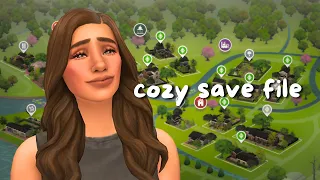 A Cozy Detailed Base Game Save File The Sims 4