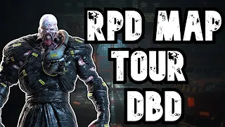 RESIDENT EVIL RPD MAP TOUR AND NEMESIS GAMEPLAY DEAD BY DAYLIGHT
