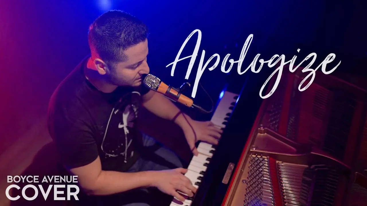 Apologize - One Republic & Timbaland (Boyce Avenue piano acoustic cover) OneRepublic Apologize Cover